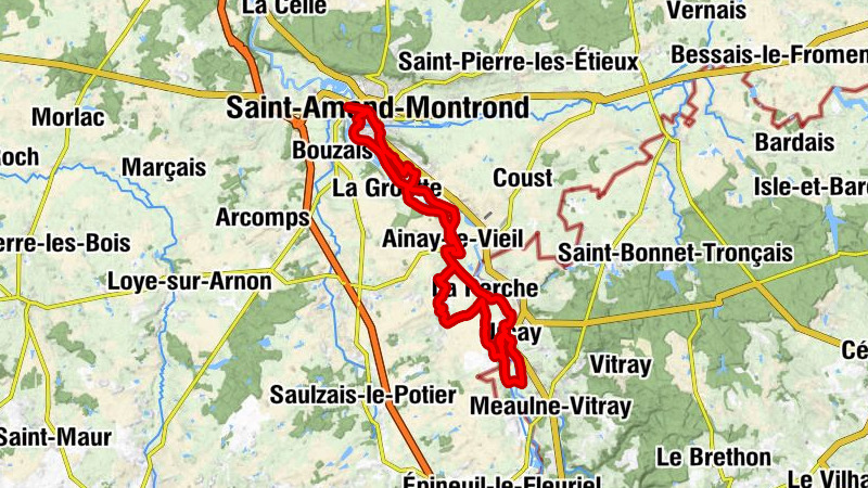 Saint-Amand-Montrond - Orval - L’îlot de la Godine - Chapelle Saint-Roch - Orval