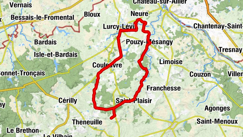 Saint-Plaisir - Église Saint-Placide - Église Saint-Julien - Theneuille