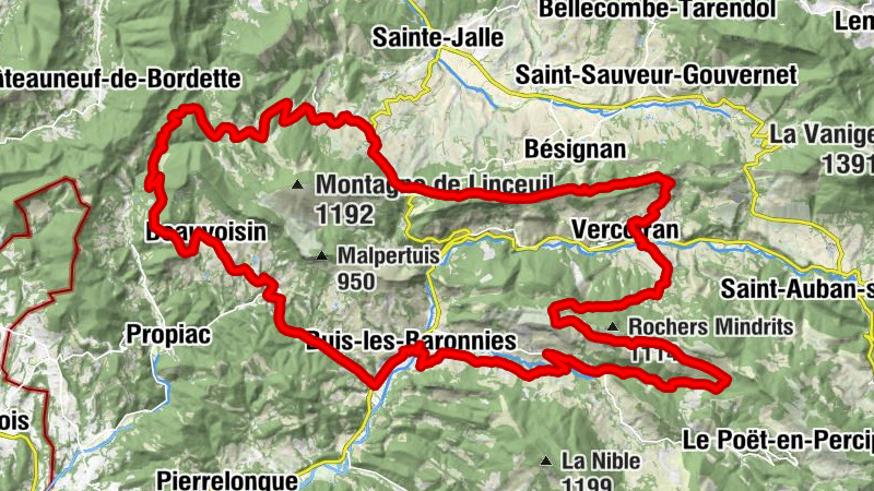 Buis-les-Baronnies - Auberge du Moulin - Église Saints-Simon-et-Jude - Église Notre-Dame de Nazareth