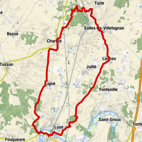 L'Auberge du Cheval Blanc - Luxé Gare - Église Saint-Pierre - Église Saint-Martin