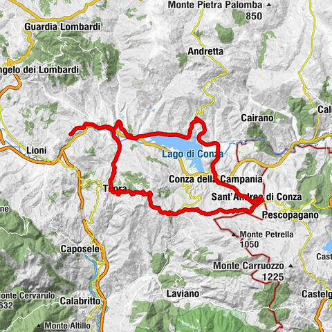 Lioni Valle delle Viti - Conza della Campania - Sant'Andrea di Conza - Teora