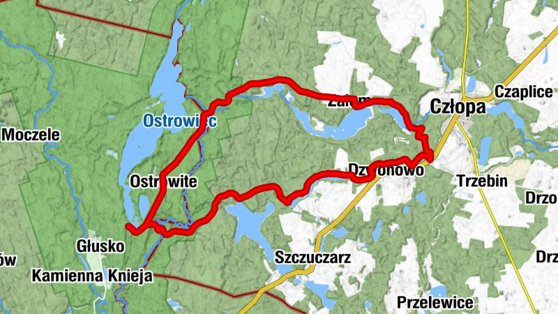 powiat strzelecko-drezdenecki - Ostrowite - Załom - powiat wałecki