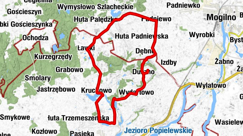 Janowo - Kościół pw. Świętego Marcina - Wał Wydartowski - powiat mogileński