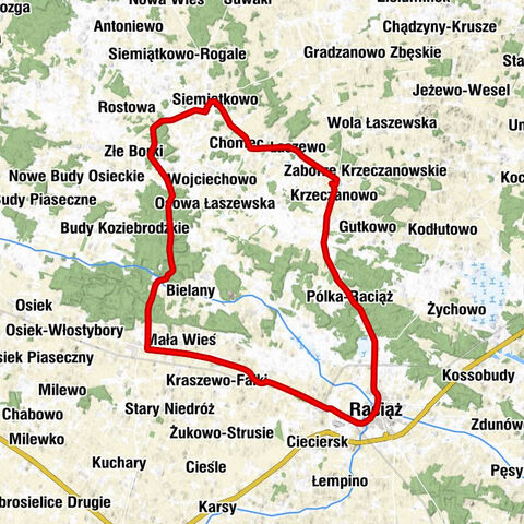 Krzeczanowo - Oszczywilk - Raciąż - Kościół pw. Matki Boskiej Częstochowskiej