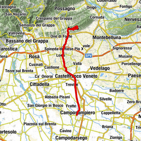 San Marco - Santuario del Noce - Colmarion - Camposampiero