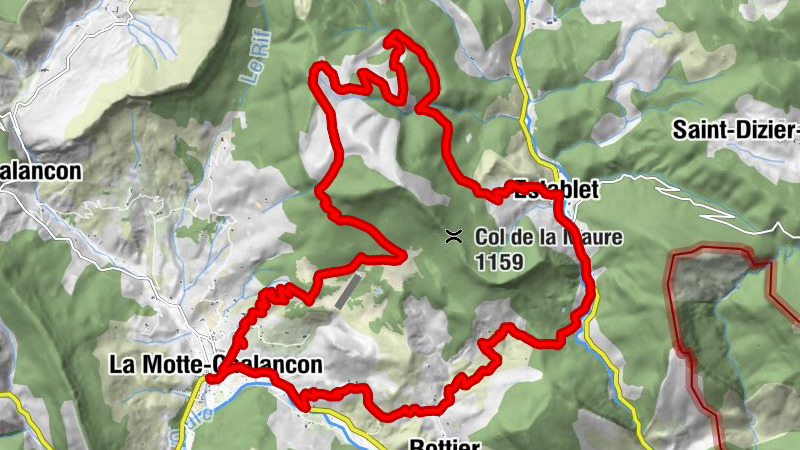 Le Chouette Bistrot - La Motte-Chalancon - Pas du Pousterlou - Establet