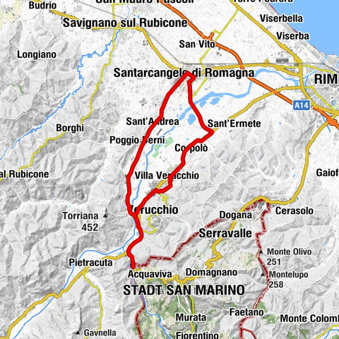 Gualdicciolo - Bar Trattoria Zaganti - Spiga di grano - Chiesa Della Santa Croce