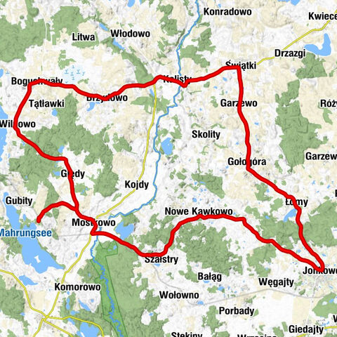 Kozia Góra - Ględy - Kościół pw. Świętej Barbary - Kaplica pw. Matki Bożej Miłosierdzia