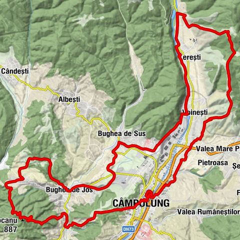 Halta Parcul Krețulescu - Câmpulung - Biserică - Dealul Ciocanu