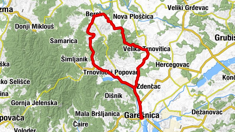 Garešnica - Sajmište - Potkućnice - Veliki Pašijan