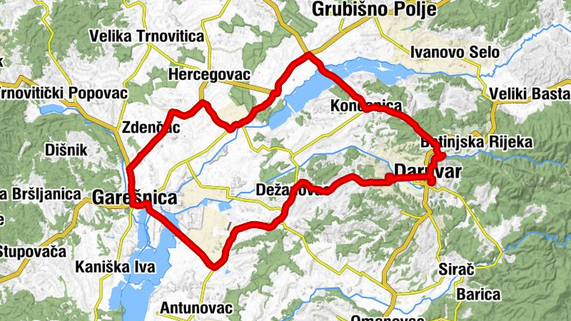 Daruvar - crkva Blažene Djevice Marije Lurdske - crkva pohoda Blažene Djevice Marije - crkva Uznesenja Blažene Djevice Marije