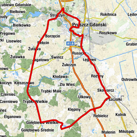 Trąbki Wielkie - Kościół pw. Przemienienia Pańskiego - Kościół pw. Wniebowzięcia Najświętszej Maryi Panny - U Żany