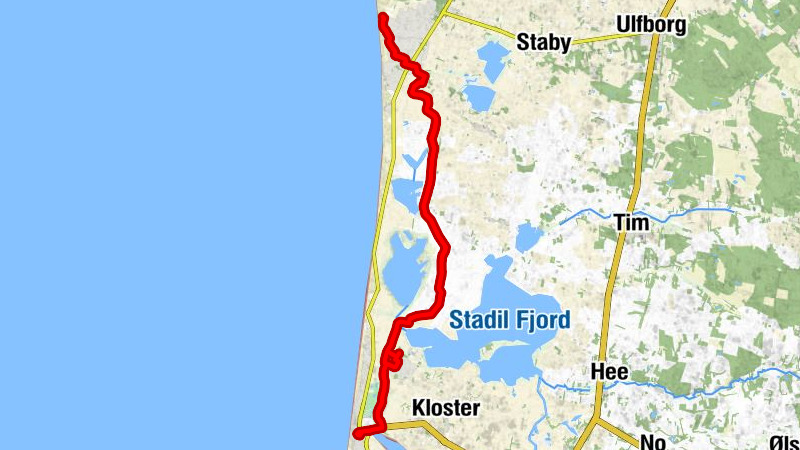 Øhuse - Øby - Klevehuse - Søndervig
