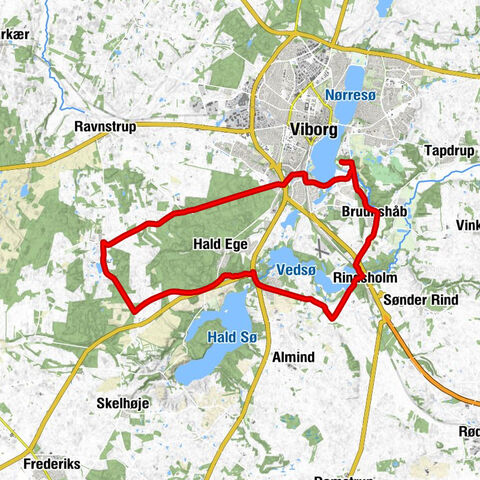 Viborg - Rindsholm Kro - Finderup Kirke - Søndermarkskirken