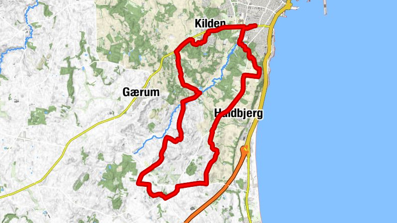 Frederikshavn - Haldbjerg - Øksnebjerg - Essens Gaarden