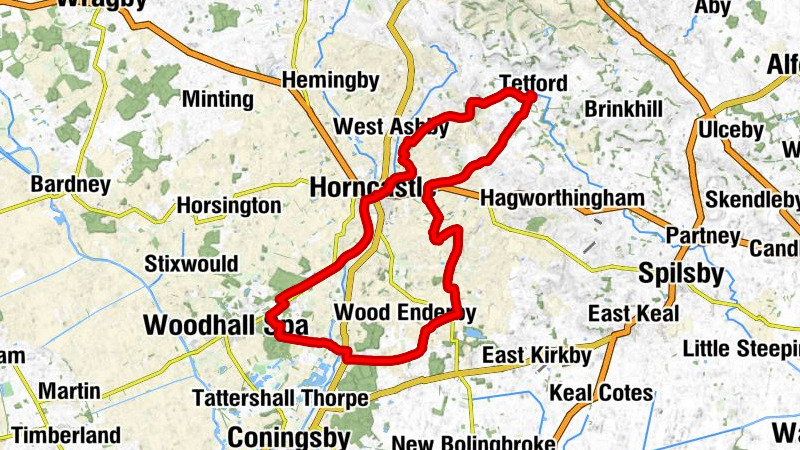 Tetford - Castcliffe Hill - Toft Hill - St. John the Baptist's Church