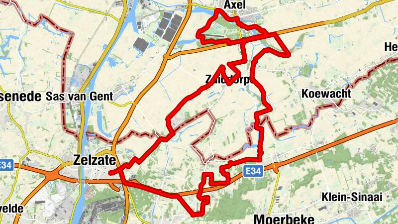 Zelzate - Molenstukken - Oudenburgse Sluis - De Ratte