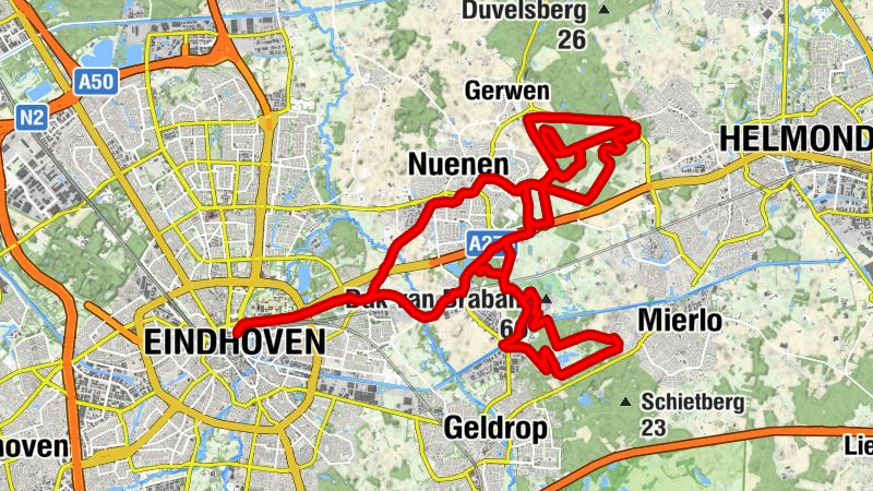 Eindhoven - Wasvenboerderij - Mariakapel - Eindhoven Centraal