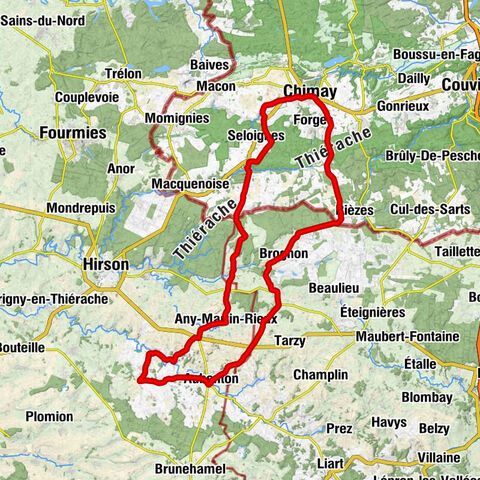 La Table de Maya - Église Notre-Dame - Église Saint-Nicolas - Aubenton