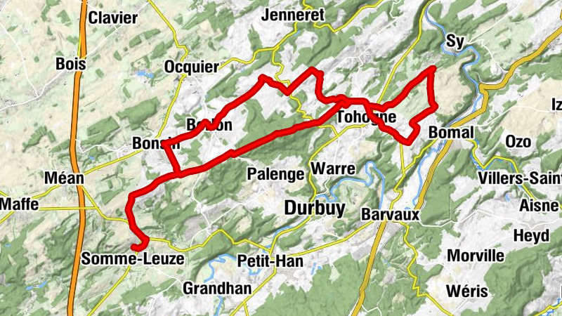 Somme-Leuze - La Croix Marion - Église Notre-Dame - Tohogne