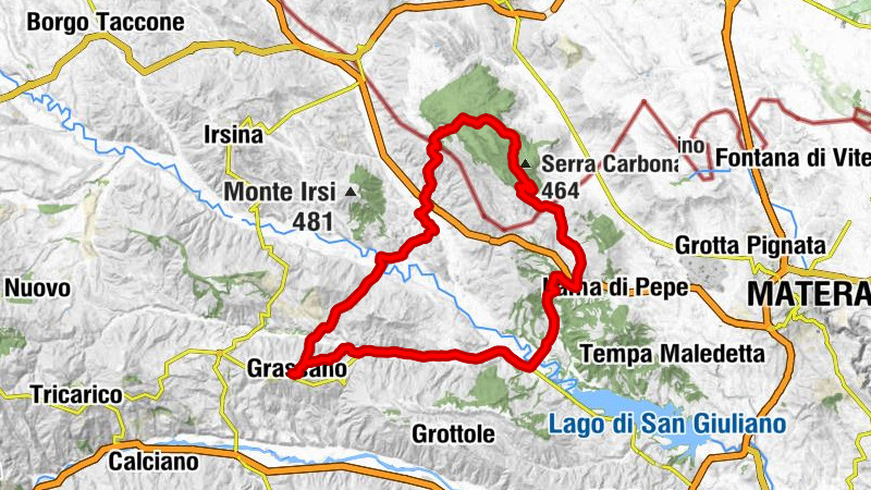 Grassano - Santa Maria d'Irsi - Rifeccia - Lagarone