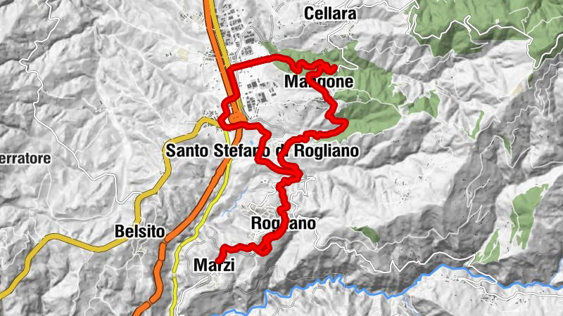 Marzi - Rogliano - Santo Stefano di Rogliano - Mangone