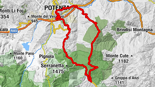 Potenza Centrale - Chiesa Santi Anna e Gioacchino - Tempalta - Passo Croce dello Scrivano