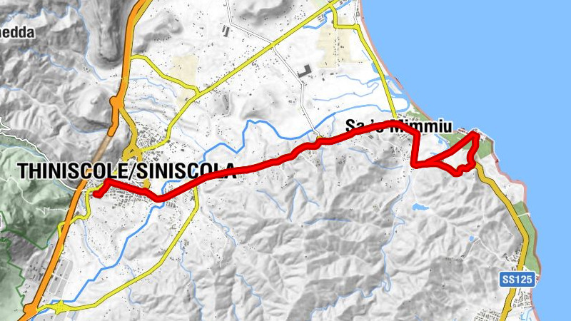 Thiniscole/Siniscola - Centro Storico - Sa Sedda - Ponte di Ferro