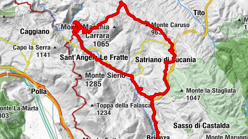Brienza - Satriano di Lucania - Monte Carvarino - Chiesa dell'Annunziata