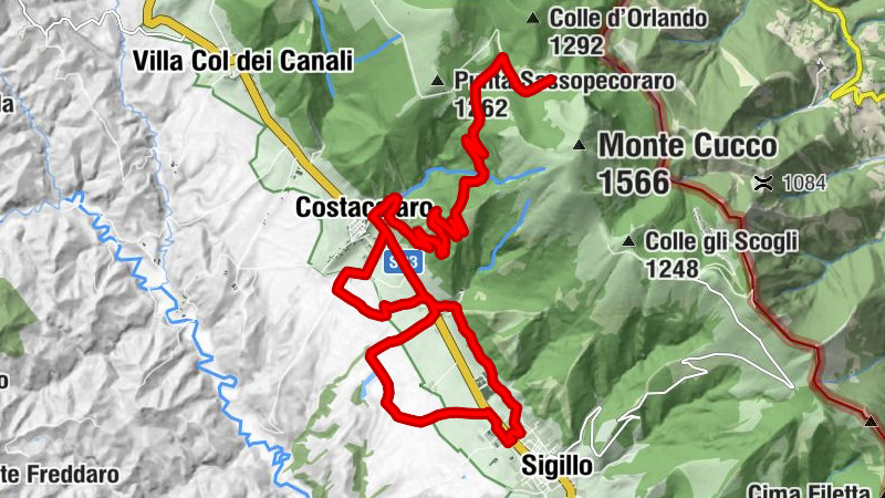 Sigillo - Villa Scirca - La Locanda d'Avelle - Località le Pezze