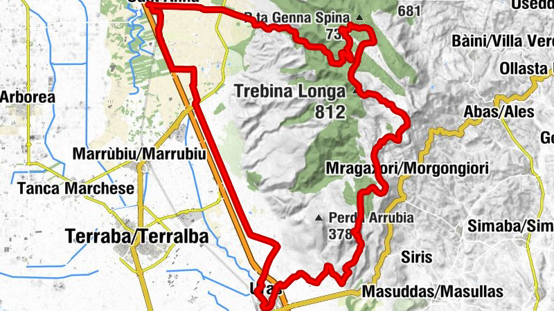 Sant'Anna - Corongiu Sitzoua - Trebina Longa - Sant'Antonio di Padova