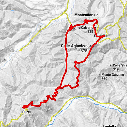 Cupello - Morge - Sòdere di San Buono - Monte Calvario