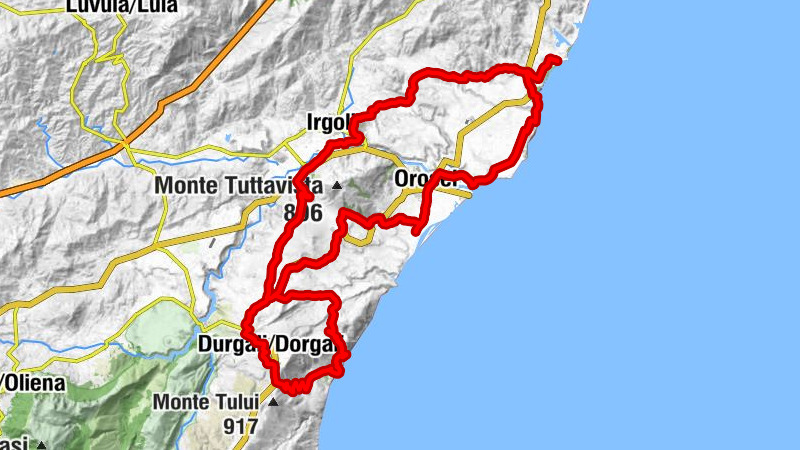 Orosei - Chiesa di Nostra Signora di Bonaria - Colle del Carmelo - Chiesa della Nostra Signora delle Grazie