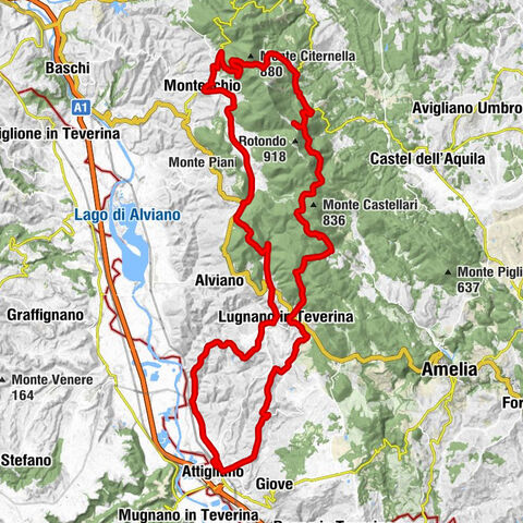 Attigliano-Bomarzo - Chiesa di San Luigi Gonzaga - Monte Pufiano - Attigliano
