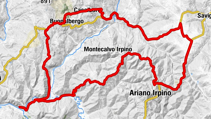 Apice-Sant'Arcangelo-Bonito - Iscalonga - Ariano Irpino - Martiri