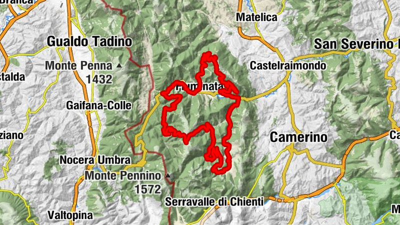 Spindoli - Monte Bordaino - Monte Gemmo - Valcora