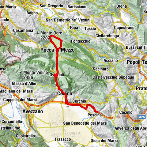 Pescina - Chiesa di San Potito - La Fonte - Chiesa di Santa Maria Maddalena