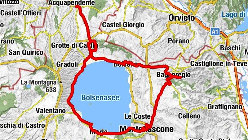 Acquapendente - San Bonaventura - Sant'Agostino - Poggio Pidocchio