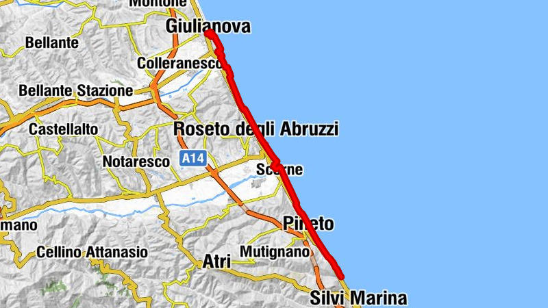 Giulianova - La Squolo - Roseto degli Abruzzi