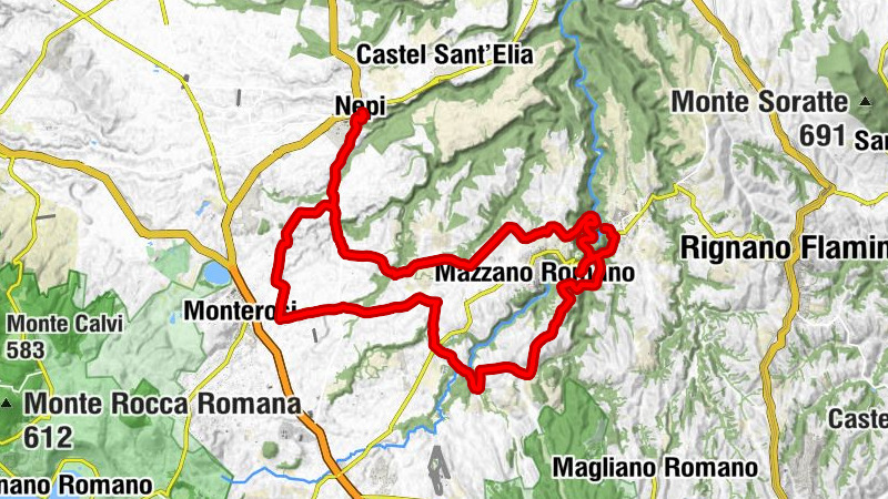 Nepi - Calcata Vecchia - Calcata - Monte La Corte