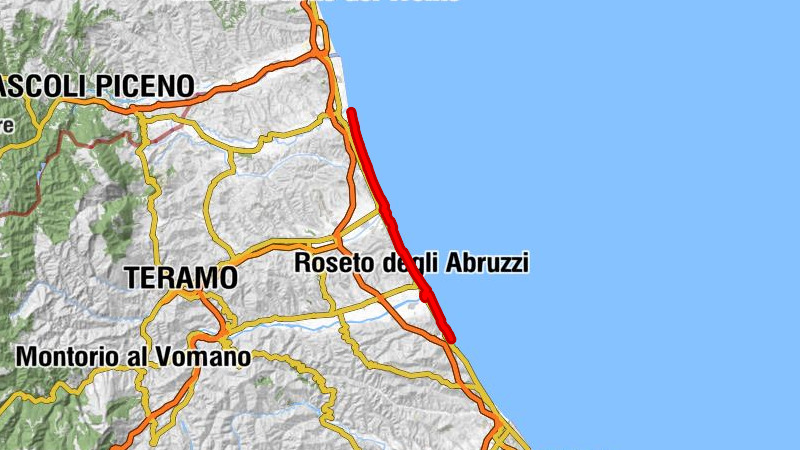 Pineto-Atri - Pineto - Roseto degli Abruzzi - Giulianova