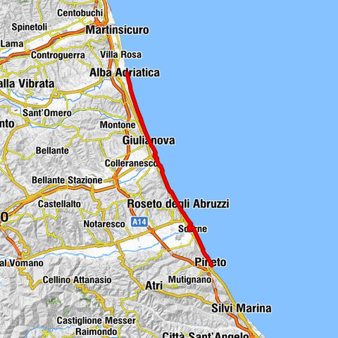 Pineto-Atri - Pineto - Roseto degli Abruzzi - Giulianova