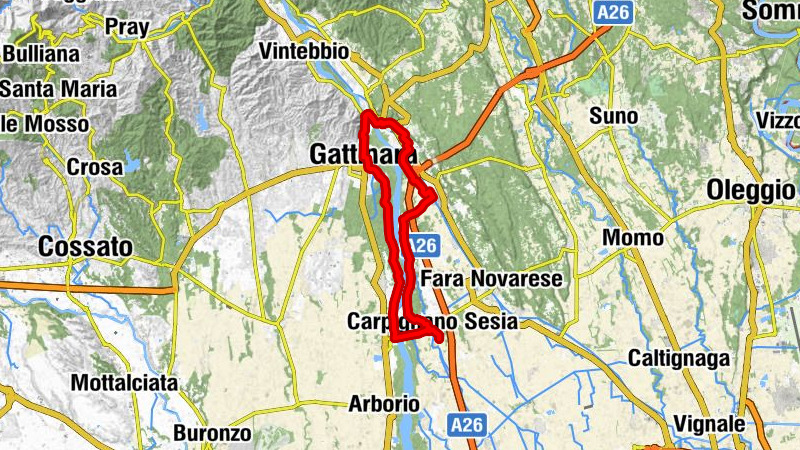 Carpignano Sesia - Oratorio di San Giuseppe - Chiesa di San Pietro in castello - Oratorio di San Martino di Breclema