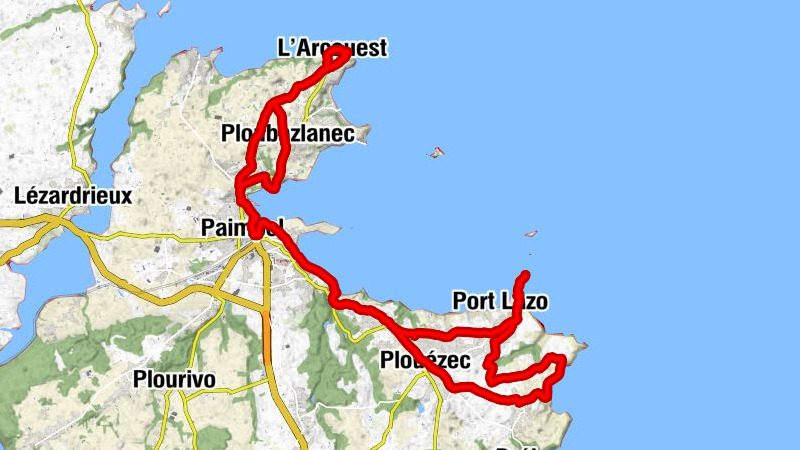 Pointe de l'Arcouest - Chapelle Sainte-Barbe - Église Saint-Pierre - L'Arcouest