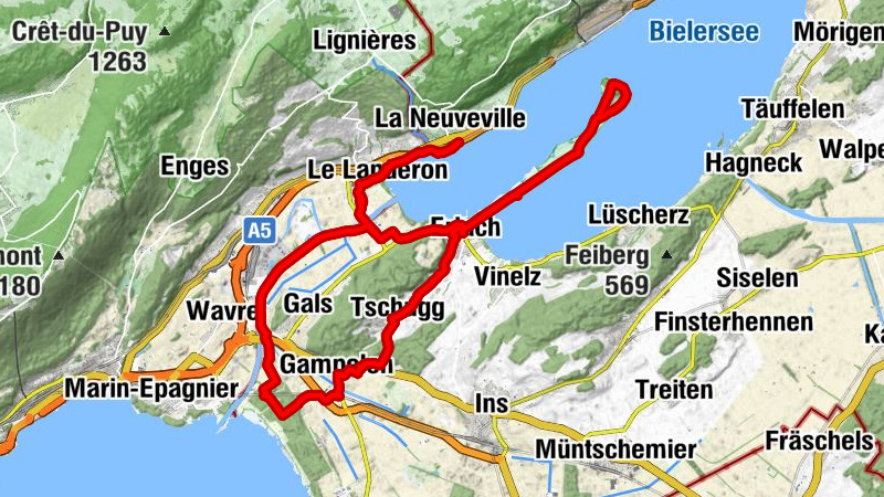 La Neuveville - Le Landeron - Chapelle des Dix-milles-martyres - Chüngeliinsel