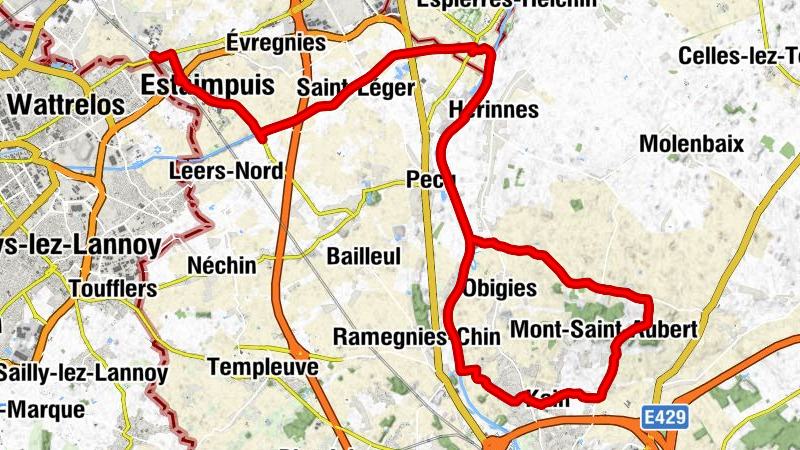 Mouscron - Moeskroen - Au petit gourmand - Église Saint-Omer - Herseaux-Gare - Herzeeuw Station