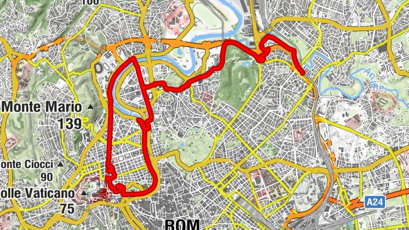 Roma Nomentana - Santa Maria del Rosario in Prati - Chiesa di Santa Maria in Transpontina - Oratorio di Santa Maria Annunziata
