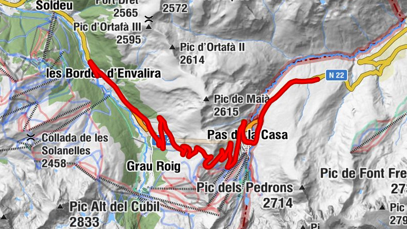 les Bordes d'Envalira - la llar de l’artesà - Borda Popaire - Refugi Fra Miguel - Pas de la Casa