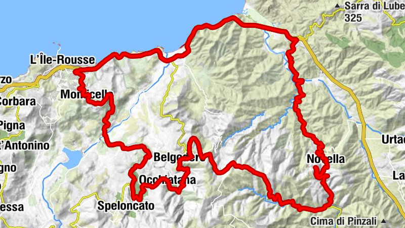 Belgodère - Chapelle Notre-Dame de Lozari - Chapelle Saint-Michel - Monticello