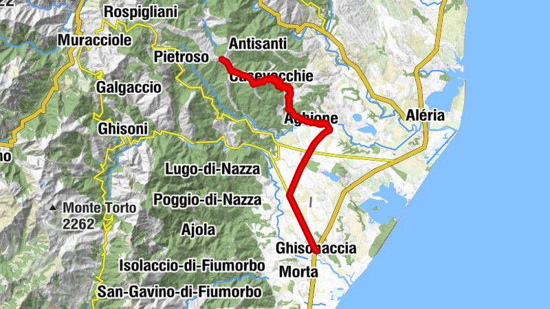 Ghisonaccia - Ferme Auberge A Vecchja Scola - Pointe de Paccialaccia - Pointe de Nivischio